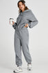 Dropped Shoulder Hooded Top and Pants Active Set - Odaingerous